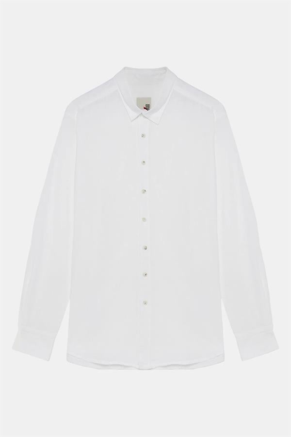 GMG Firenze-Yakası Britli Oversize Erkek Gömlek-Summer'25-1-roqelvaxirum.shop