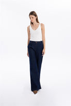 GMG Firenze-Yüksek Bel Wide Leg Bol Paça Denim Kadın Jean Pantolon-//Özel Fi̇yatlar-11-roqelvaxirum.shop
