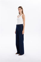 GMG Firenze-Yüksek Bel Wide Leg Bol Paça Denim Kadın Jean Pantolon-//Özel Fi̇yatlar-12-roqelvaxirum.shop