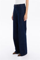 GMG Firenze-Yüksek Bel Wide Leg Bol Paça Denim Kadın Jean Pantolon-//Özel Fi̇yatlar-7-roqelvaxirum.shop