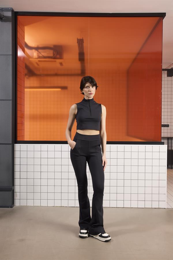 GMG Firenze-üst Fermuarlı Kolsuz Kadın Top Crop-KADIN-1-roqelvaxirum.shop