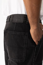 GNP İstanbul-Acid Washed Wide Leg Black Jeans-Kot Pantolon-3-roqelvaxirum.shop