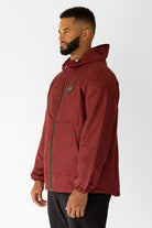 GNP İstanbul-Burgundy Waterproof Rain Jacket-Yağmurluk-2-roqelvaxirum.shop