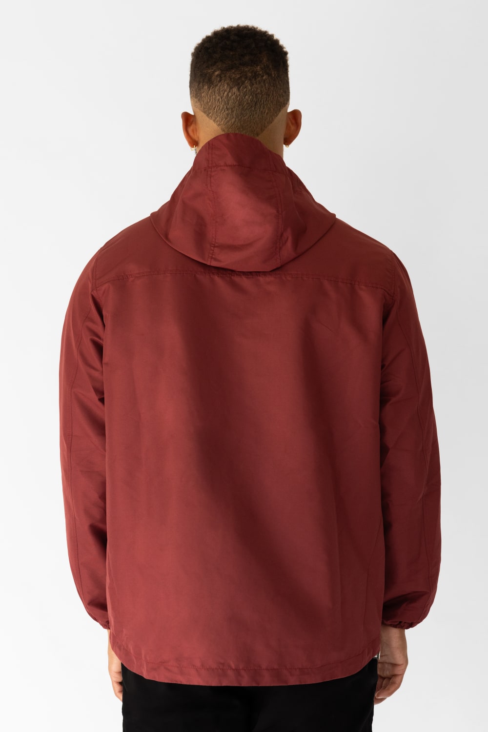 GNP İstanbul-Burgundy Waterproof Rain Jacket-Yağmurluk-4-roqelvaxirum.shop