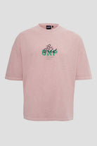 GNP İstanbul-Gnp Eskitme Yıkamalı Pembe Tshirt-T-Shirts-1-roqelvaxirum.shop