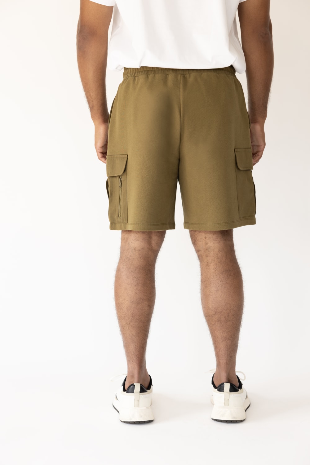GNP İstanbul-Khaki Cargo Shorts-Şort-3-roqelvaxirum.shop
