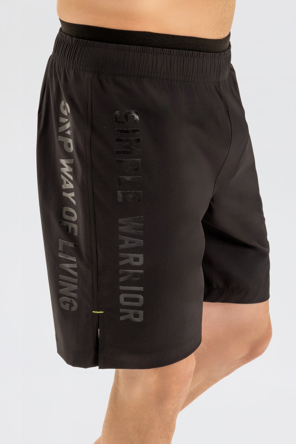 GNP İstanbul-Simple Warrior Shorts Black-Şort-1-roqelvaxirum.shop