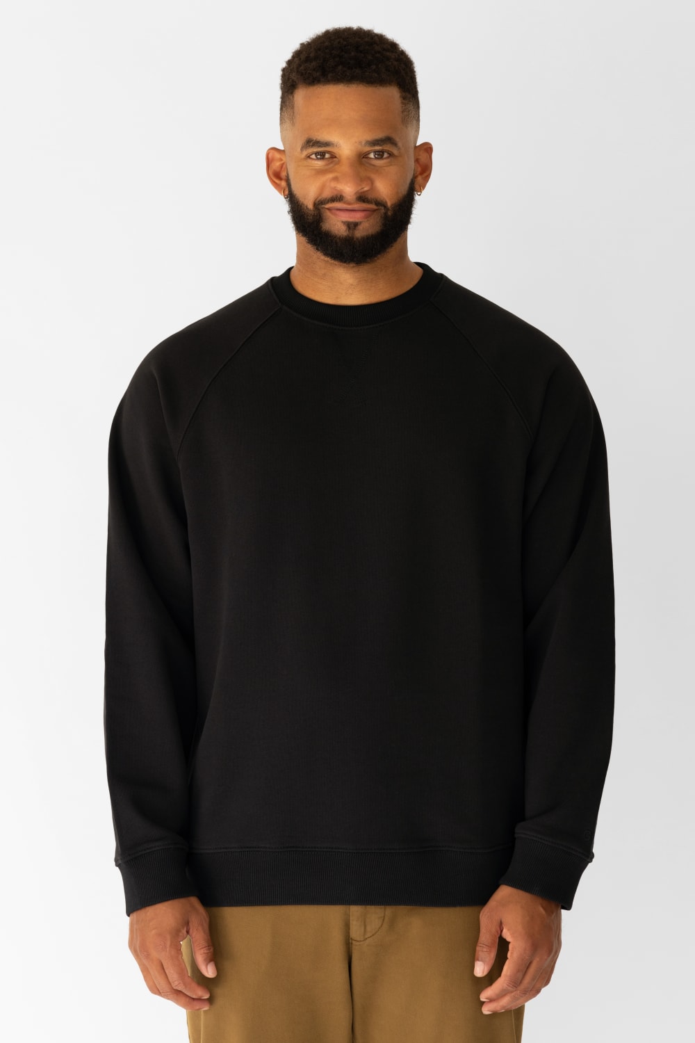 GNP İstanbul-Siyah Night Out Raglan Sweatshirt-Sweatshirts & Hoodies-1-roqelvaxirum.shop