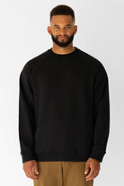 GNP İstanbul-Siyah Night Out Raglan Sweatshirt-Sweatshirts & Hoodies-1-roqelvaxirum.shop
