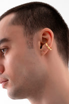 Gal İstanbul-Big Cult Earcuff Gold-Küpe-2-roqelvaxirum.shop