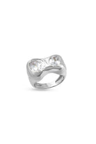 Gal İstanbul-Two Stone Ring Silver-Yüzük-1-roqelvaxirum.shop