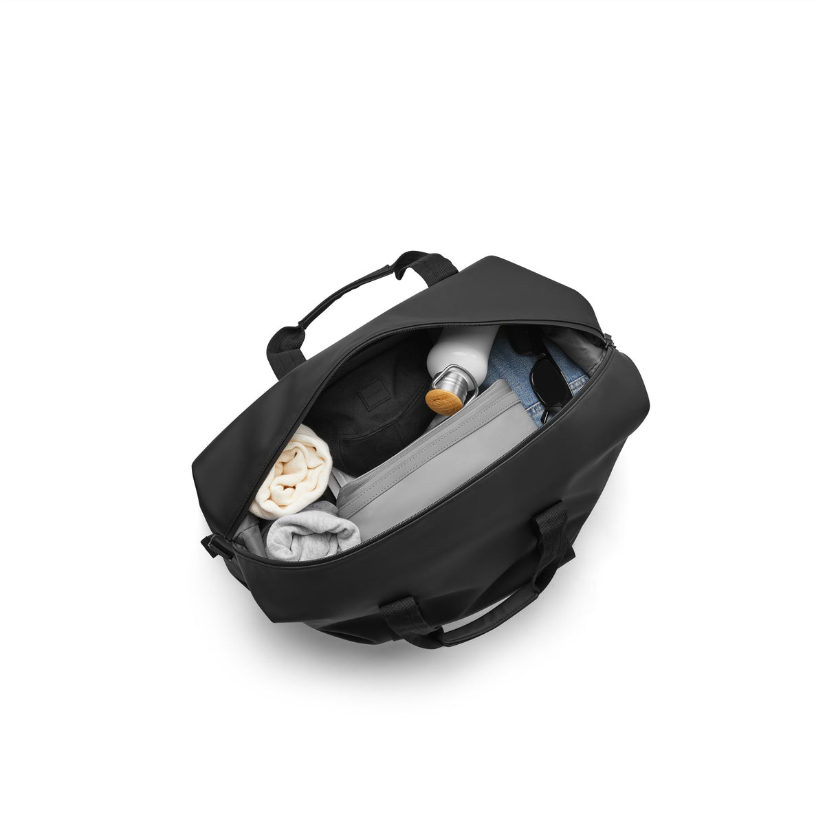 Gaston Luga-Gaston Luga Däsh Weekender S Spor El çantası Black-El Çantası-4-roqelvaxirum.shop