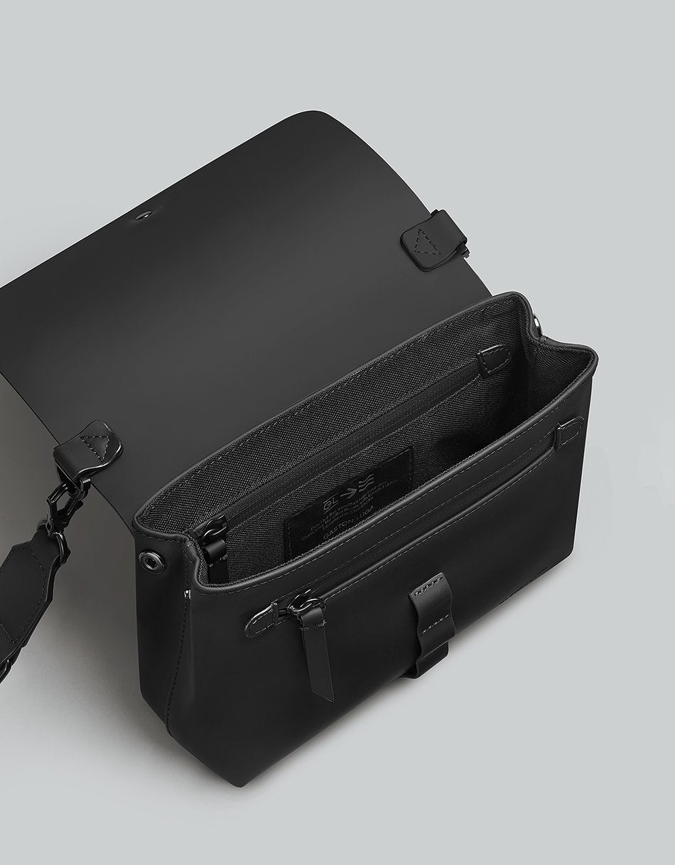 Gaston Luga-Gaston Luga Spläsh Crossbody Bag Black-El Çantası-2-roqelvaxirum.shop
