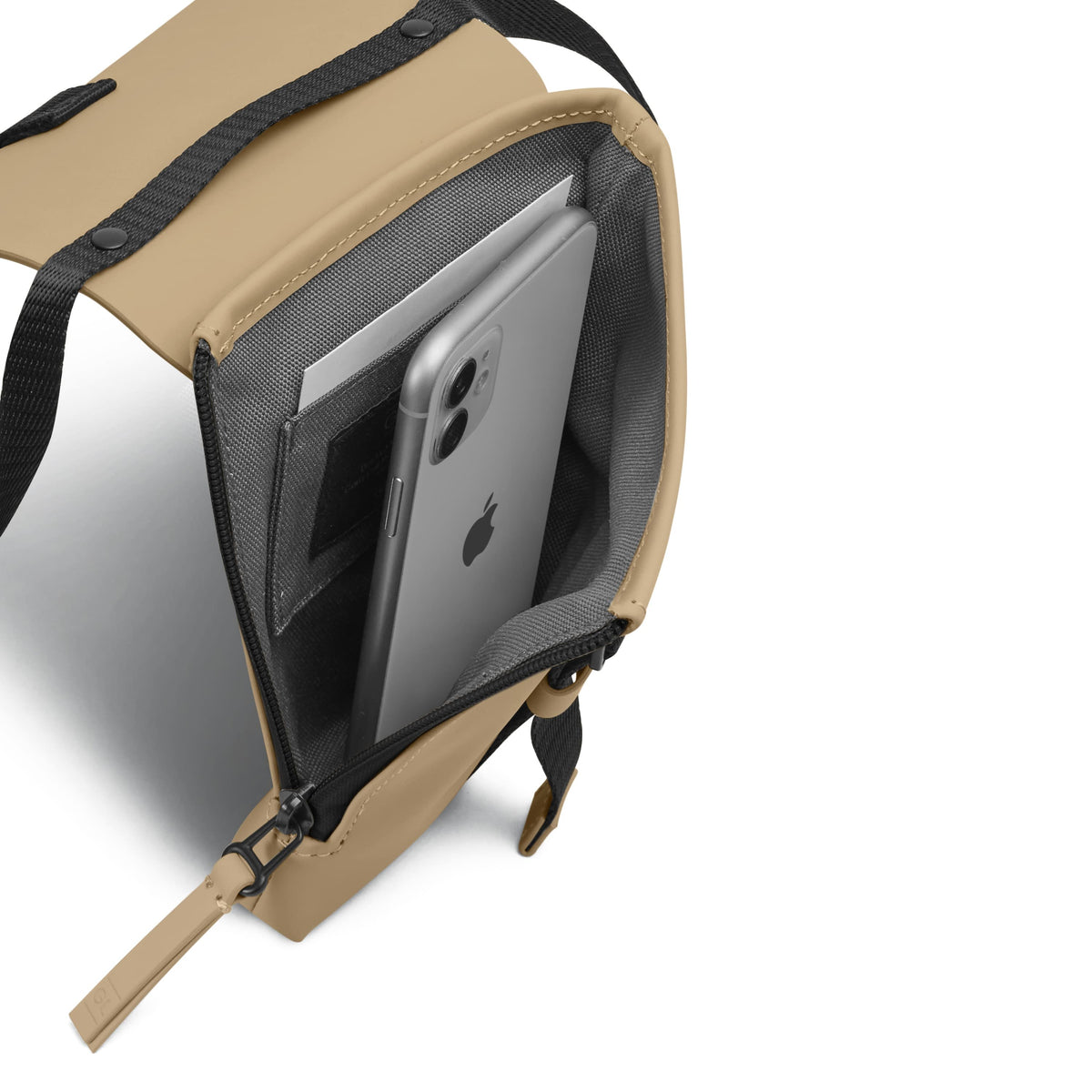 Gaston Luga-Gaston Luga Spläsh Mini Crossbody Omuz çantası Latte-Omuz Çantası-3-roqelvaxirum.shop