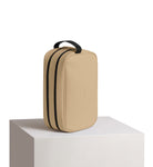Gaston Luga-Gaston Luga Spläsh Toiletry Double Zipped Bag Latte-El Çantası-2-roqelvaxirum.shop