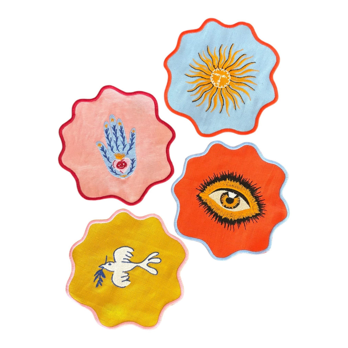Soul Touch Serisi Kokteyl Peçete Seti ( 4 Adet )