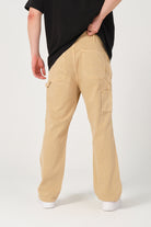 Gennaro-Carpenter Pants - Camel-Kot Pantolon-4-roqelvaxirum.shop