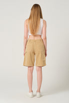 Gennaro-Carpenter Shorts - Women Camel-Şort-3-roqelvaxirum.shop
