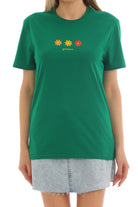 Gennaro-Flower T-shirt - Yeşil-T-Shirts-2-roqelvaxirum.shop