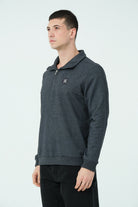 Gennaro-Half Zip Sweatshirt-Sweatshirts & Hoodies-3-roqelvaxirum.shop