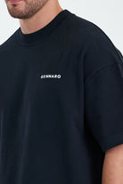 Gennaro-Heavyweight Oversize T-shirt - Siyah-T-Shirts-3-roqelvaxirum.shop