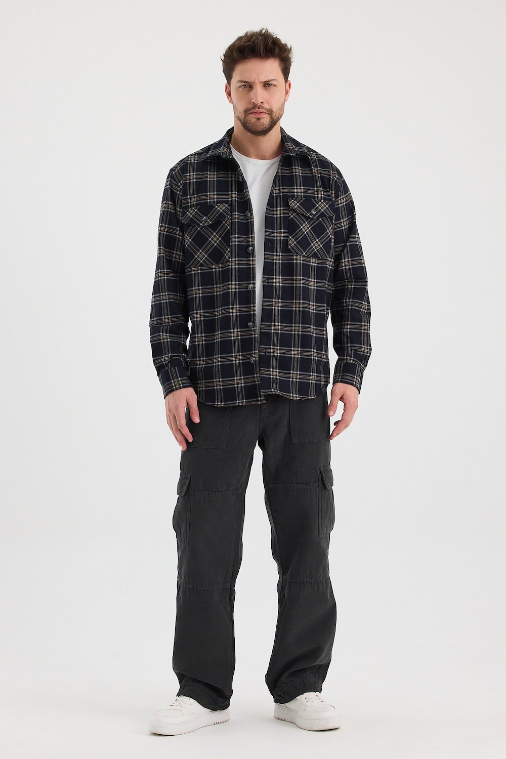 Gennaro-Kargo Pantolon-Kumaş Pantolon-4-roqelvaxirum.shop