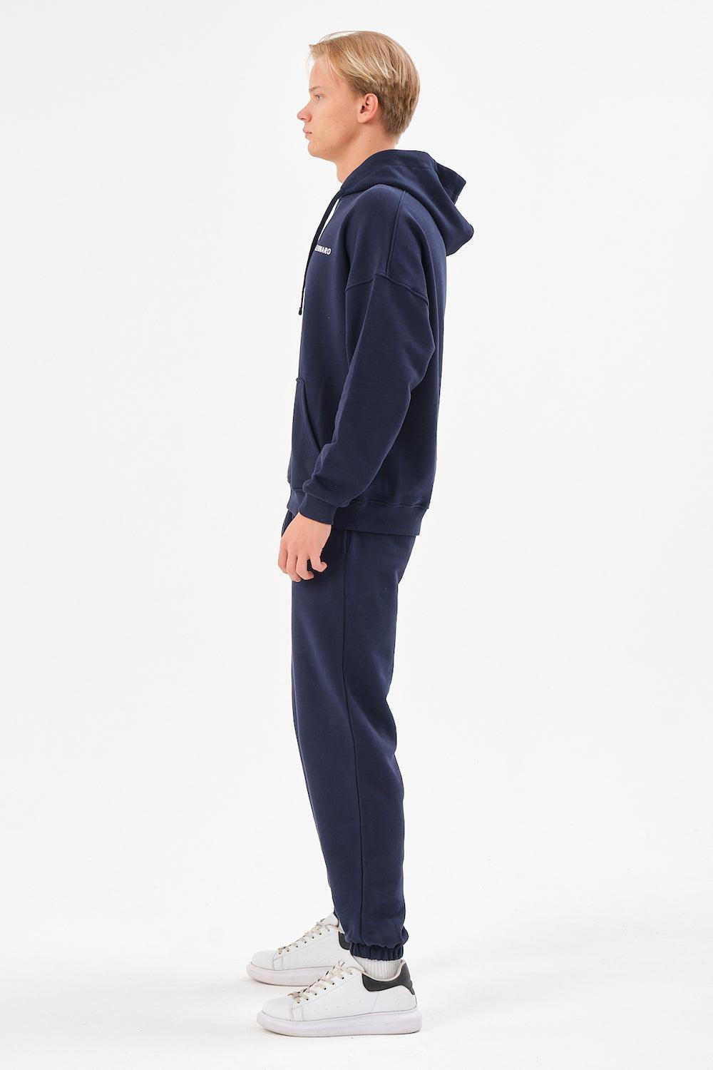 Gennaro-Oversize Jogger - Lacivert-Eşofman-2-roqelvaxirum.shop