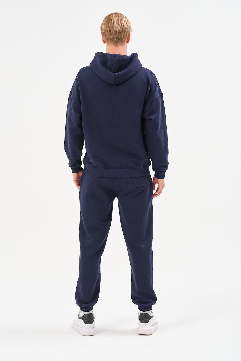 Gennaro-Oversize Jogger - Lacivert-Eşofman-3-roqelvaxirum.shop