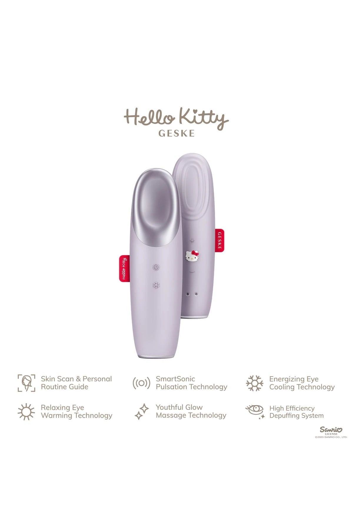 Geske-Hello Kitty Soğutma Ve Isıtma Sağlayan Akıllı Göz Çevresi Masaj Cihazı | Warm & Cool Eye Energizer-Cilt Bakım Aletleri-2-roqelvaxirum.shop