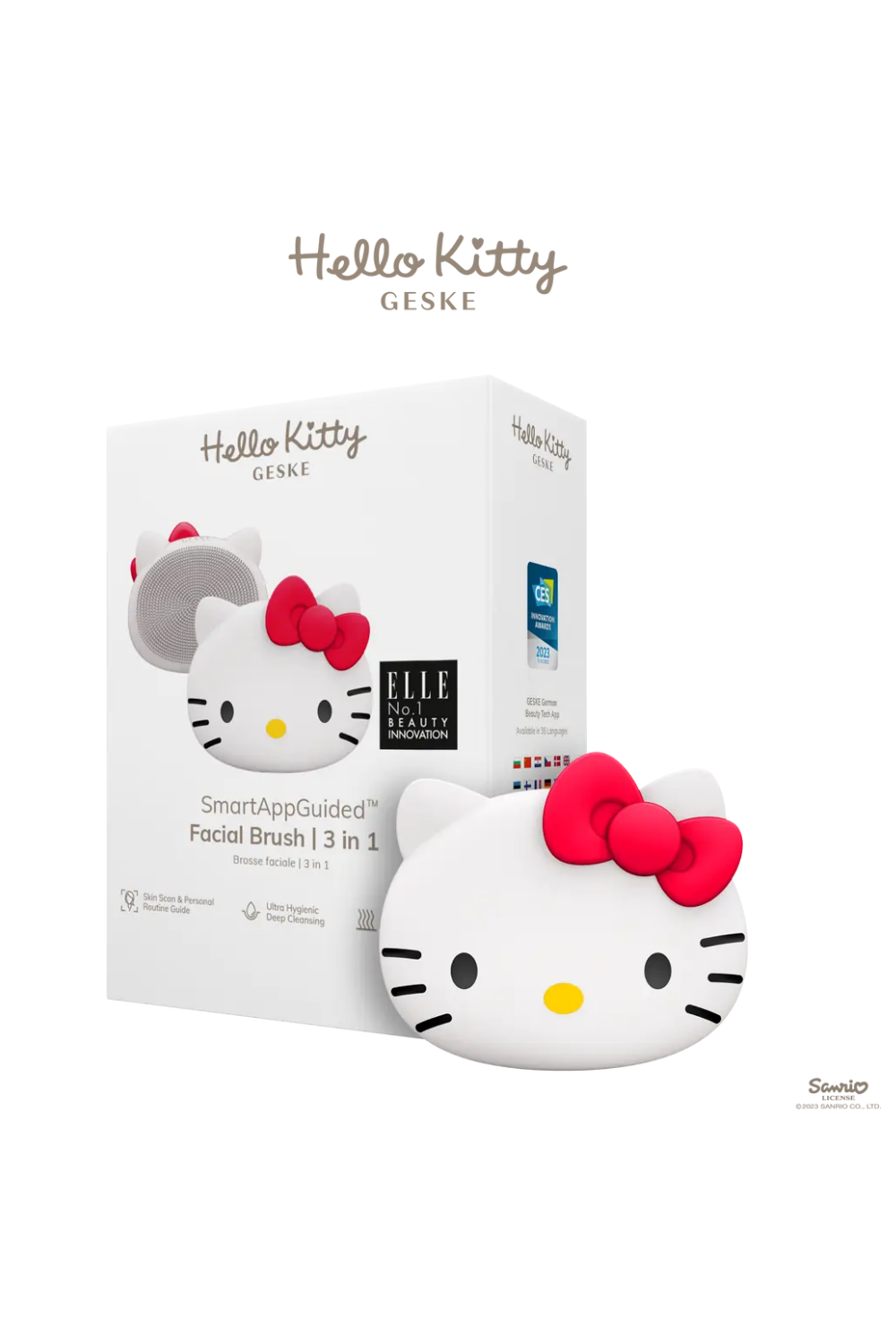Geske-Hello Kitty Yüz Temizleme Fırçası | Facial Brush-Cilt Bakım Aletleri-1-roqelvaxirum.shop