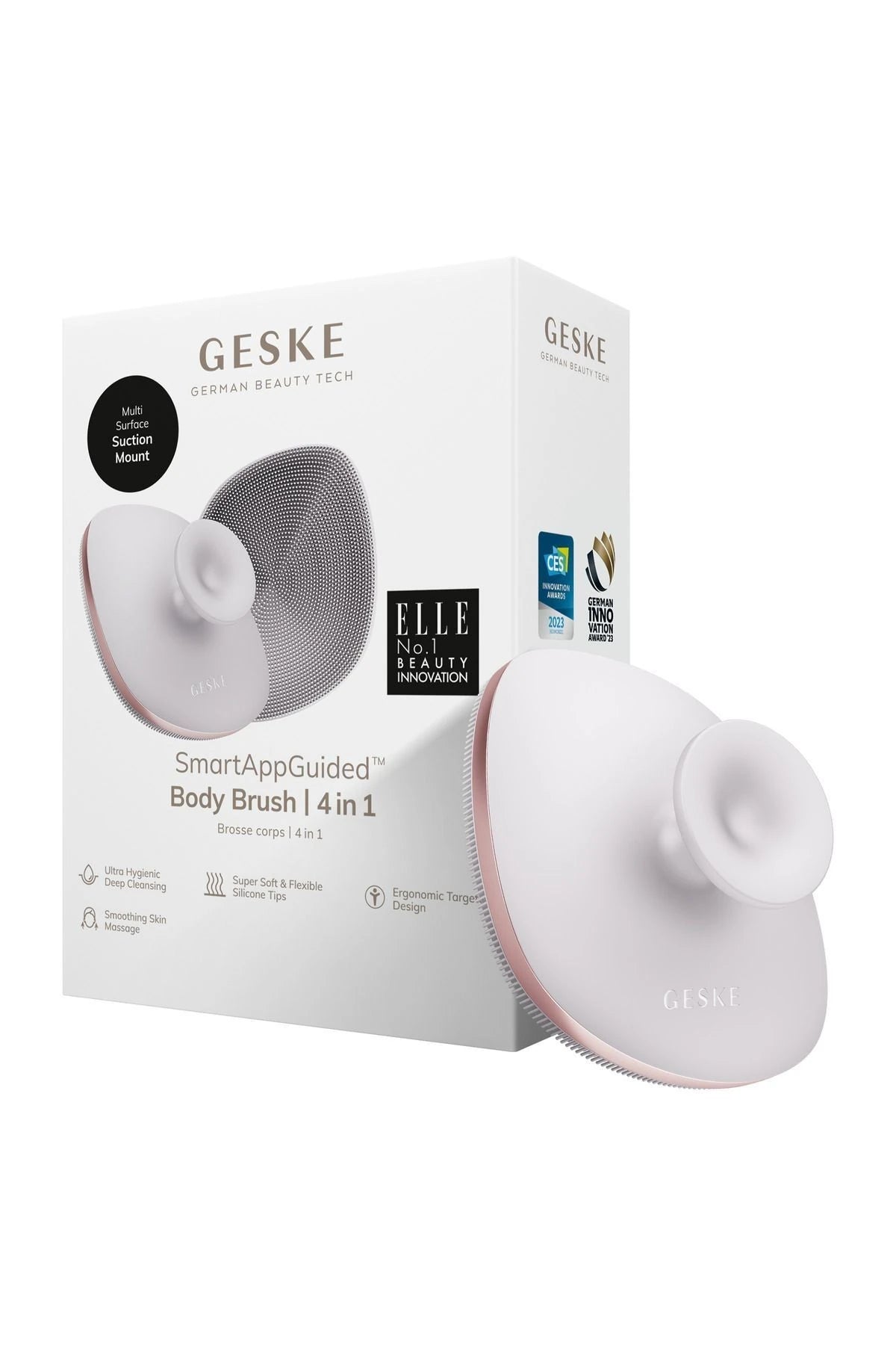 Geske-Metal Detaylı Yumuşak Silikonlu Vücut Temizleme Fırçası | Body Brush-Vücut Temizleyici-15-roqelvaxirum.shop