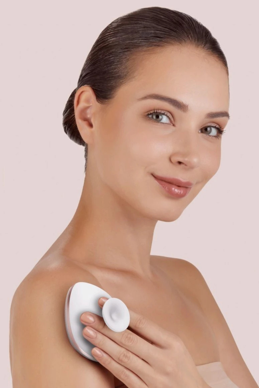 Geske-Metal Detaylı Yumuşak Silikonlu Vücut Temizleme Fırçası | Body Brush-Vücut Temizleyici-18-roqelvaxirum.shop