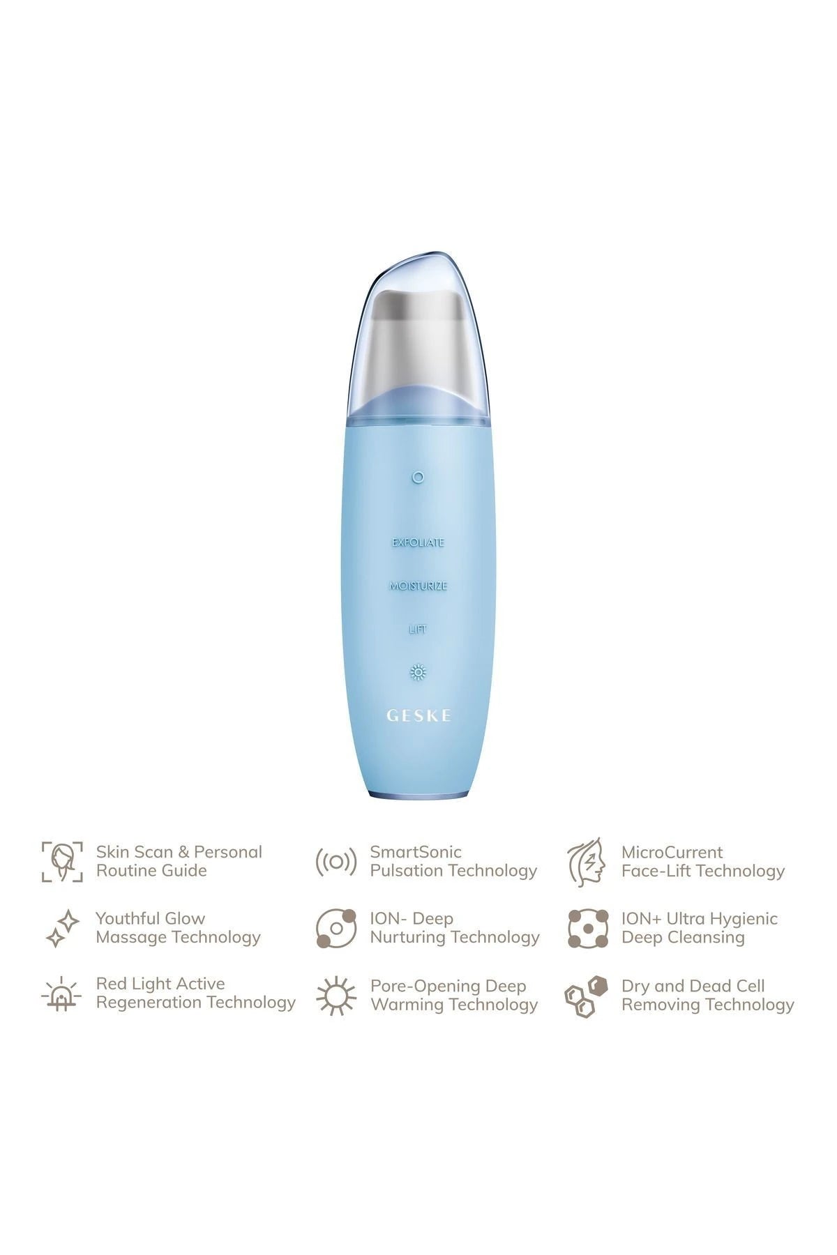 Geske-Mikro Akım Siyah Nokta Temizleme Cihazı | Micro Current Skin Scrubber & Blackhead Remover-Cilt Bakım Aletleri-35-roqelvaxirum.shop