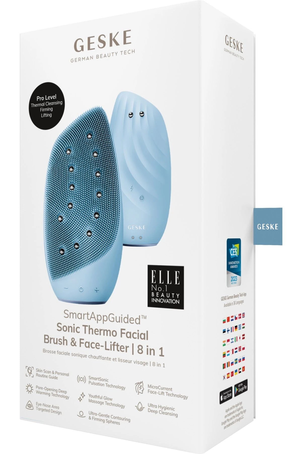 Geske-Mikro Akım Termal Yüz Temizleme Ve Cilt Sıkılaştırıcı Cihaz | Sonic Thermo Facial Brush Face Lifter-Cilt Bakım Aletleri-22-roqelvaxirum.shop