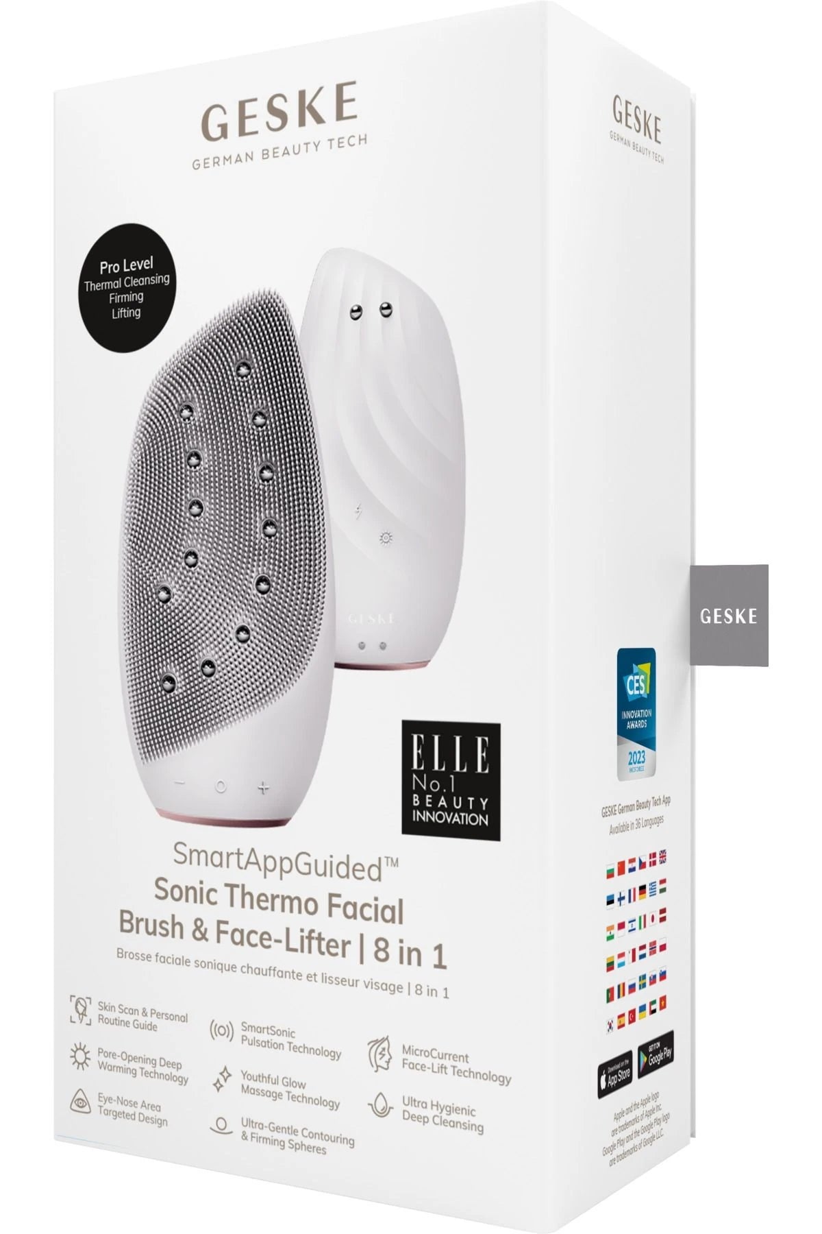 Geske-Mikro Akım Termal Yüz Temizleme Ve Cilt Sıkılaştırıcı Cihaz | Sonic Thermo Facial Brush Face Lifter-Cilt Bakım Aletleri-30-roqelvaxirum.shop