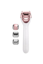 Geske-Mikro İğneli, Buz Başlığı, Pembe Kuvars Başlıklı Dermaroller Cihaz | Micro Needle Face Roller-Cilt Bakım Aletleri-1-roqelvaxirum.shop