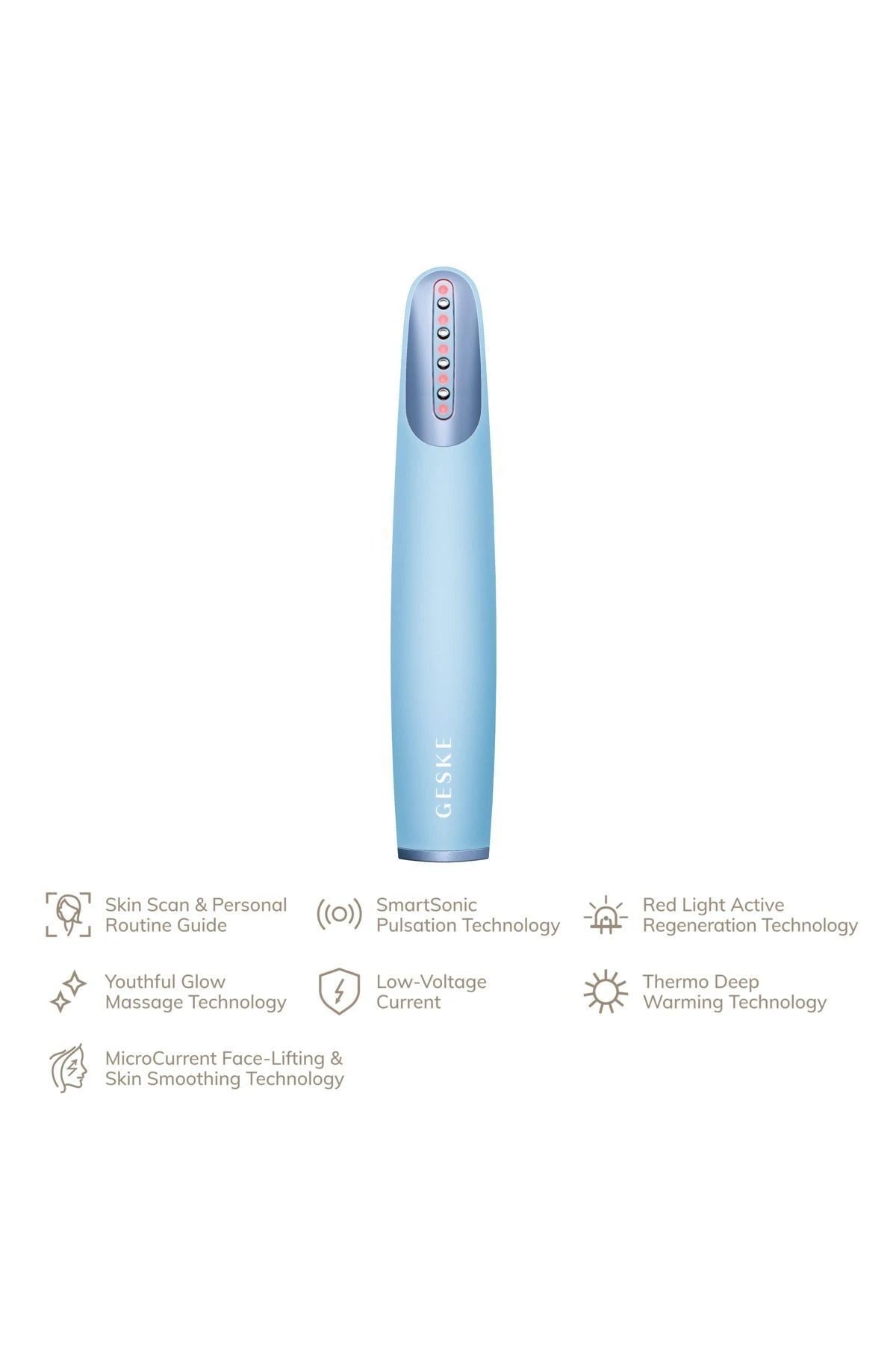 Geske-Titreşimli Kırmızı Led Terapili Sıkılaştırıcı Yüz Bakım Cihazı | Skin Firming Wand-Cilt Bakım Aletleri-16-roqelvaxirum.shop