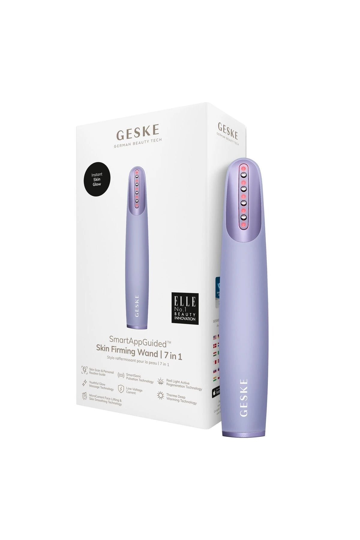 Geske-Titreşimli Kırmızı Led Terapili Sıkılaştırıcı Yüz Bakım Cihazı | Skin Firming Wand-Cilt Bakım Aletleri-22-roqelvaxirum.shop