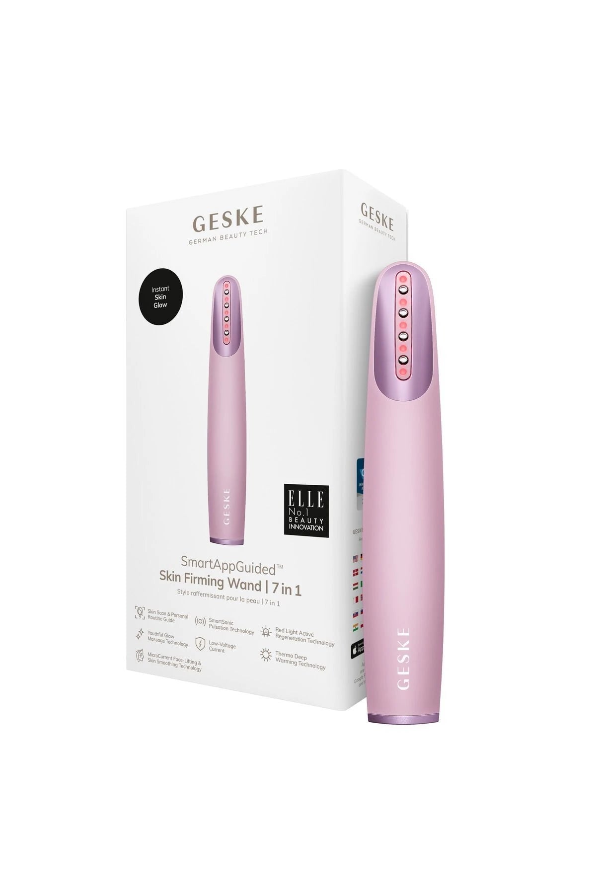 Geske-Titreşimli Kırmızı Led Terapili Sıkılaştırıcı Yüz Bakım Cihazı | Skin Firming Wand-Cilt Bakım Aletleri-8-roqelvaxirum.shop