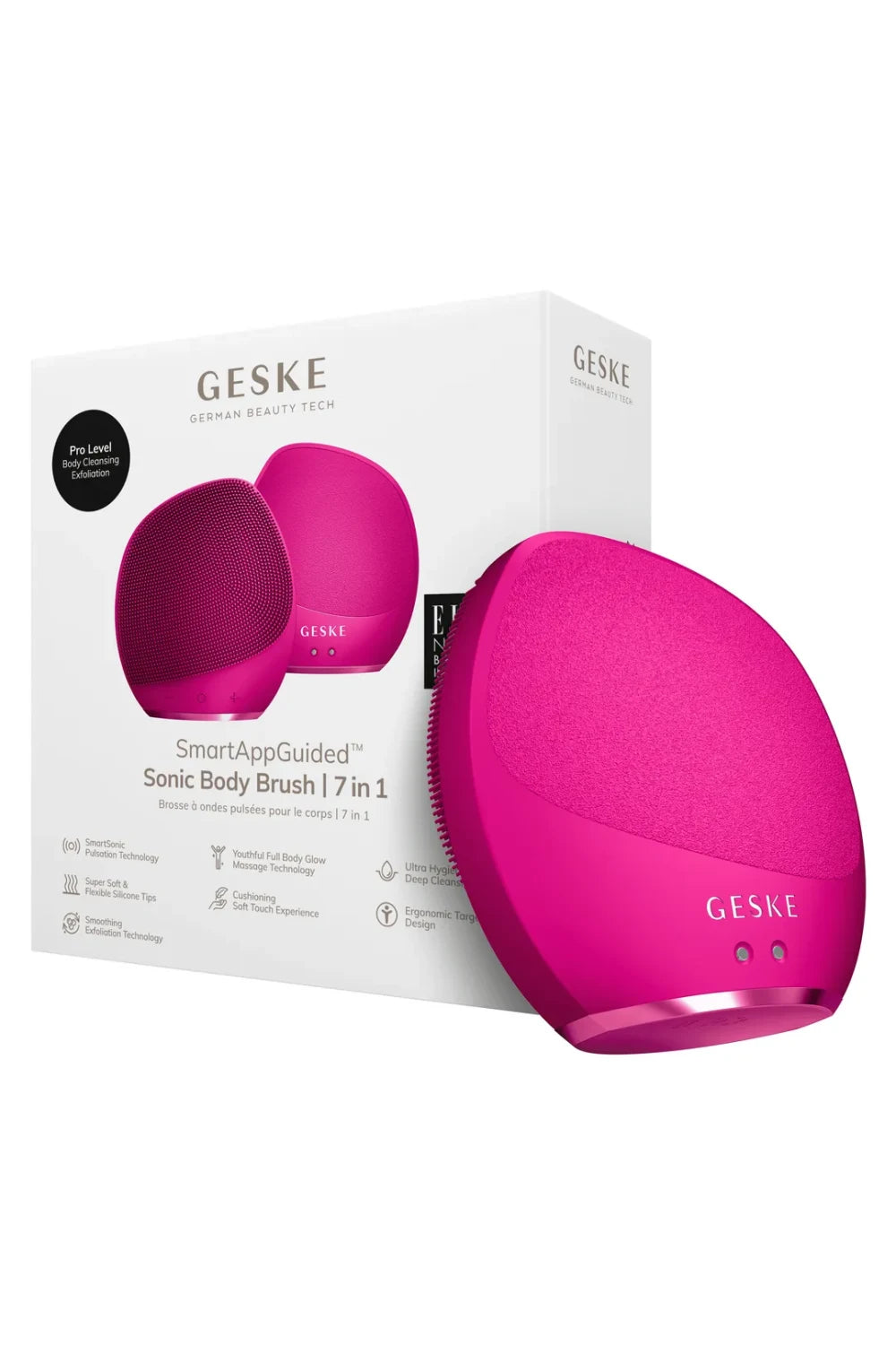 Geske-Titreşimli Vücut Fırçası Ve Yoğun Eksfoliyatör | Sonic Body Brush & Intensive Exfoliator-Cilt Bakım Aletleri-21-roqelvaxirum.shop