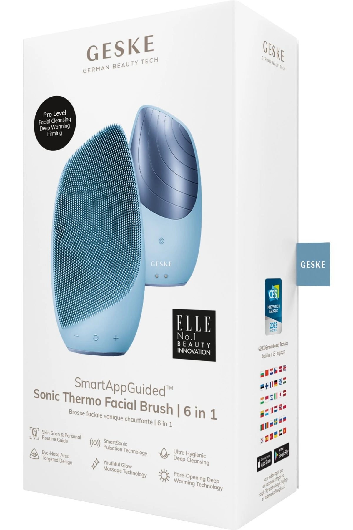 Geske-Titreşimli Yüz Temizleme Ve Isılı Masaj Cihazı | Sonic Thermo Facial Brush-Cilt Bakım Aletleri-28-roqelvaxirum.shop