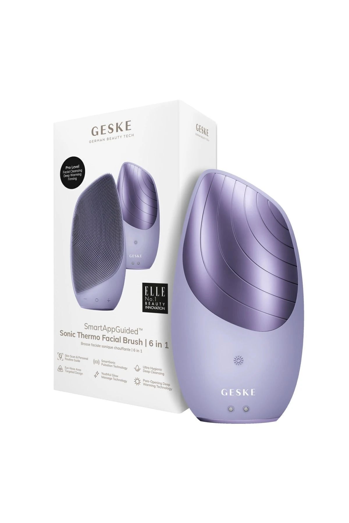 Geske-Titreşimli Yüz Temizleme Ve Isılı Masaj Cihazı | Sonic Thermo Facial Brush-Cilt Bakım Aletleri-37-roqelvaxirum.shop