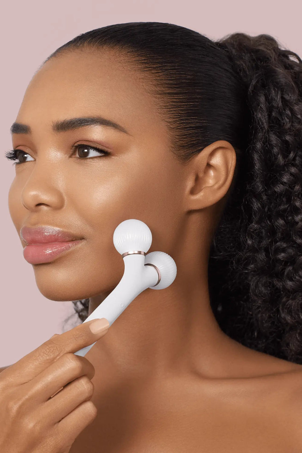 Geske-Titreşimli, Yüz şekillendirici Roller Masaj Cihazı | Sonic Facial Roller-Cilt Bakım Aletleri-3-roqelvaxirum.shop