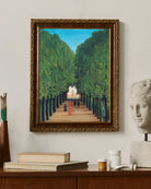 Henri Rousseau - Saint-Cloud Parkı’Nda Ağaçlı Yol