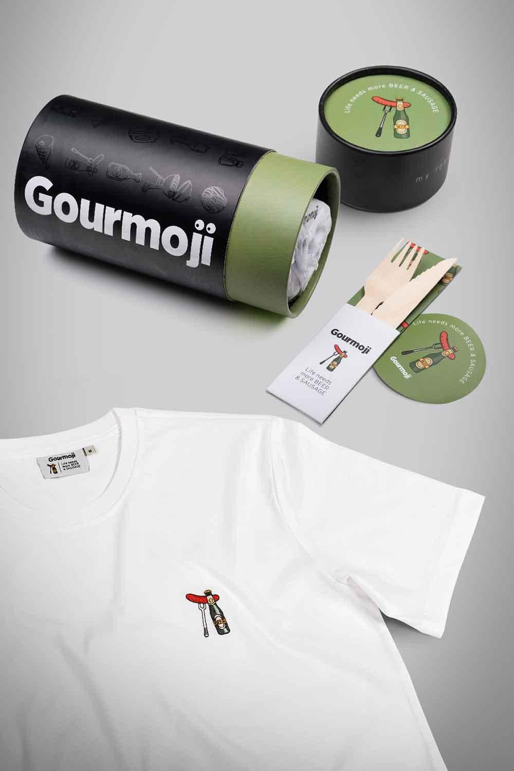 Gourmoji-Beer & Sausage-T-Shirts-5-roqelvaxirum.shop