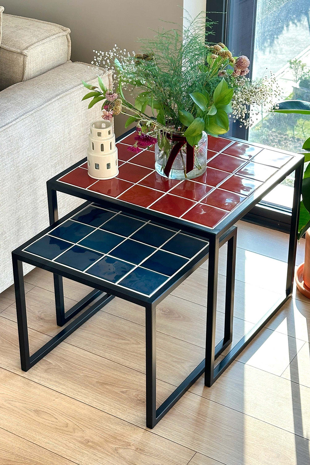 Grid Design-Retro Twin 2'li Zigon Sehpa-Sehpa-1-roqelvaxirum.shop