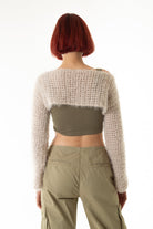 Handarte Los Angeles-Bej El Örgüsü Crop Top-Crop Top-4-roqelvaxirum.shop