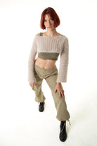 Handarte Los Angeles-Bej El Örgüsü Crop Top-Crop Top-8-roqelvaxirum.shop