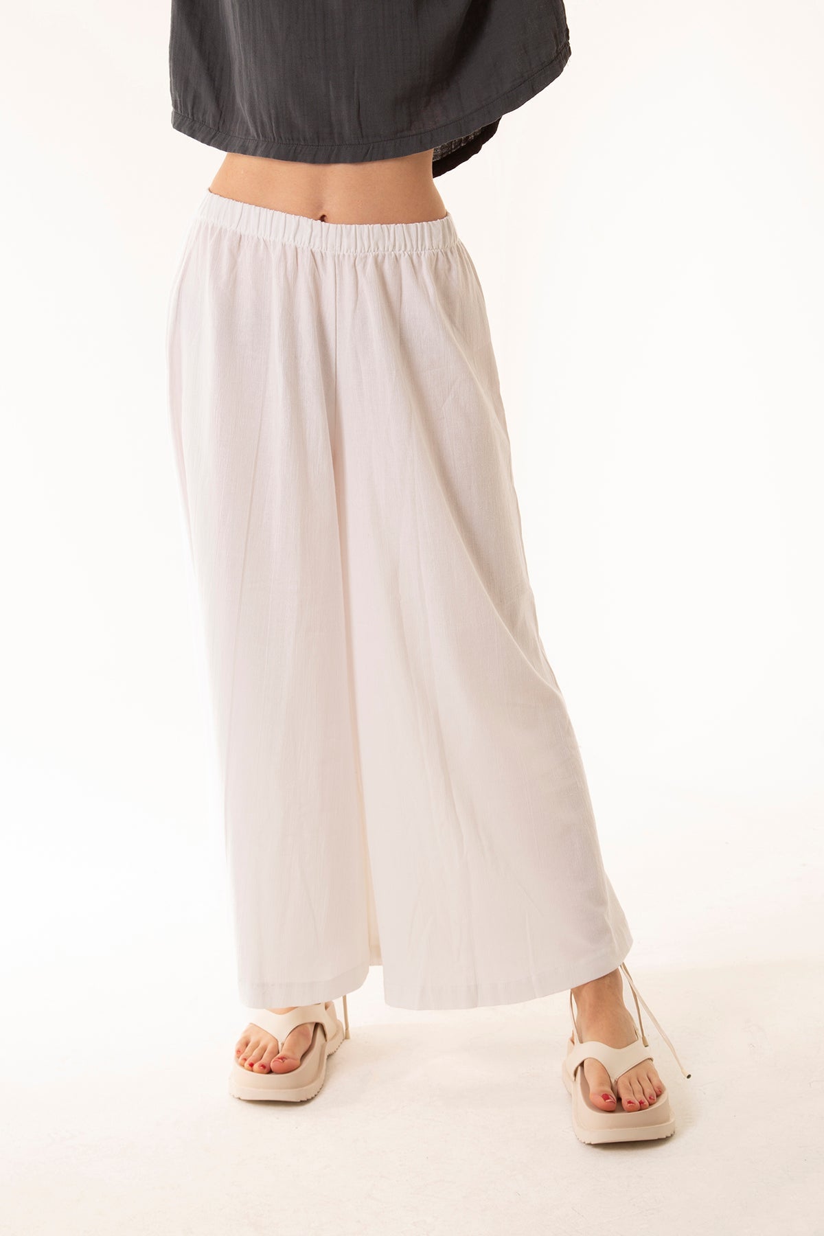 Handarte Los Angeles-Beyaz Palazzo Pantolon-Pantolon-6-roqelvaxirum.shop