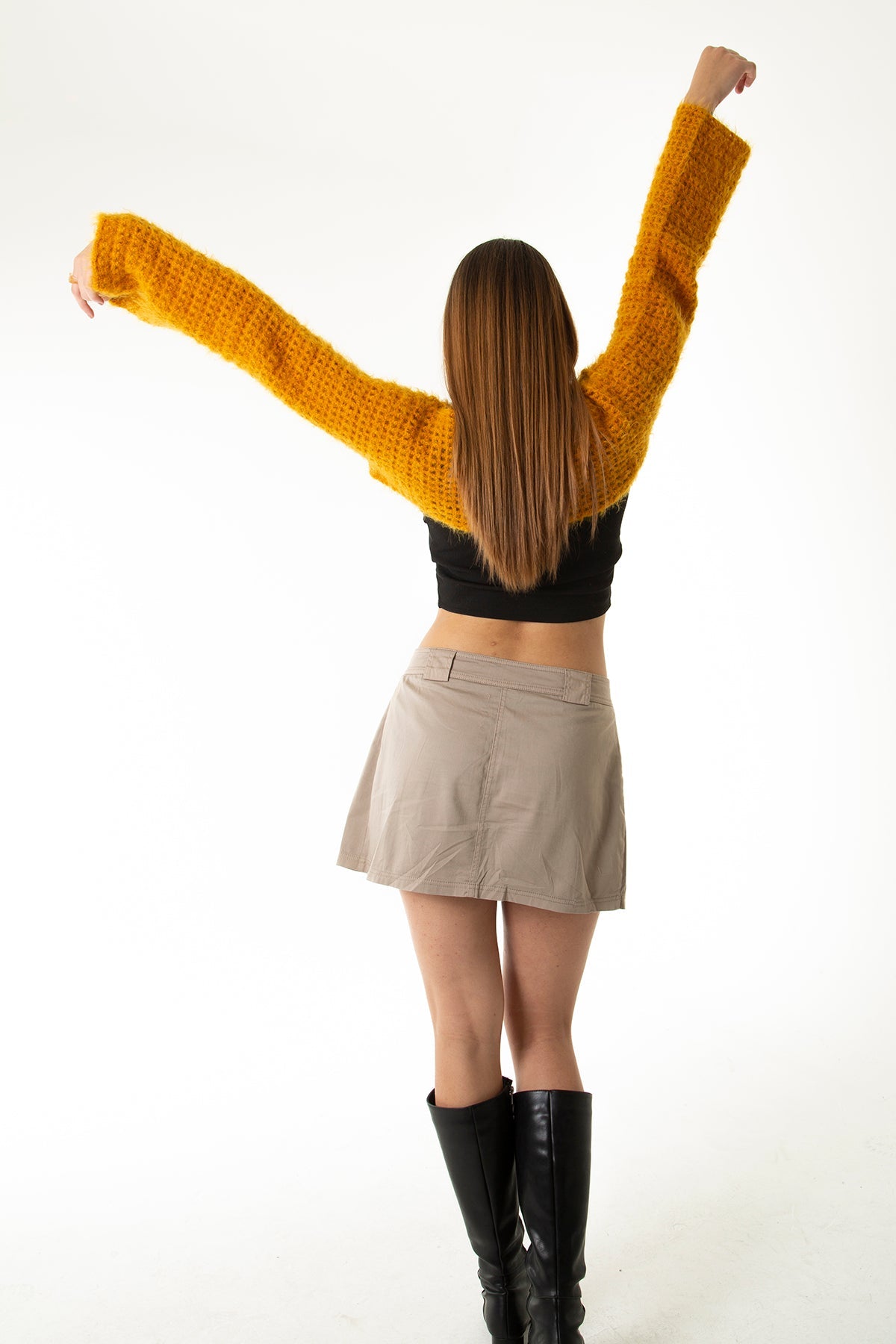 Handarte Los Angeles-Hardal El Örgüsü Crop Top-Crop Top-5-roqelvaxirum.shop